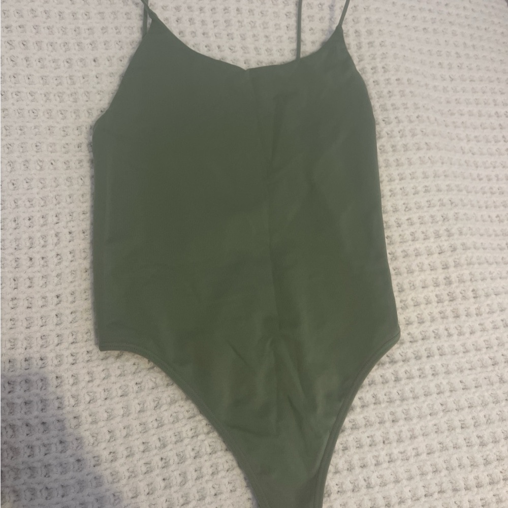 Forever 21 Kids Olive Green Bodysuit